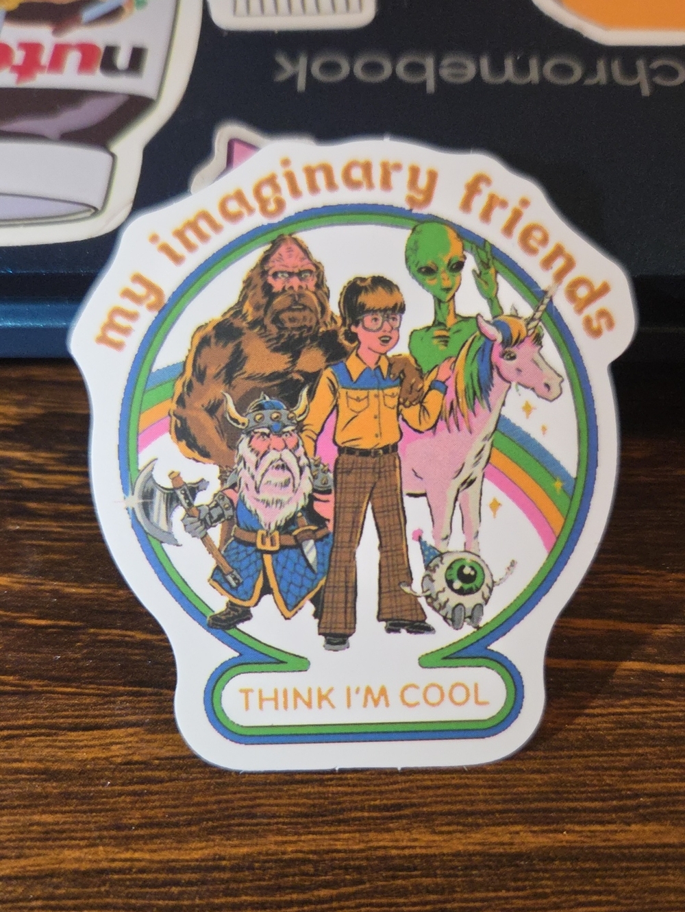 My Imaginary Friends Kids Sticker - Multicolor